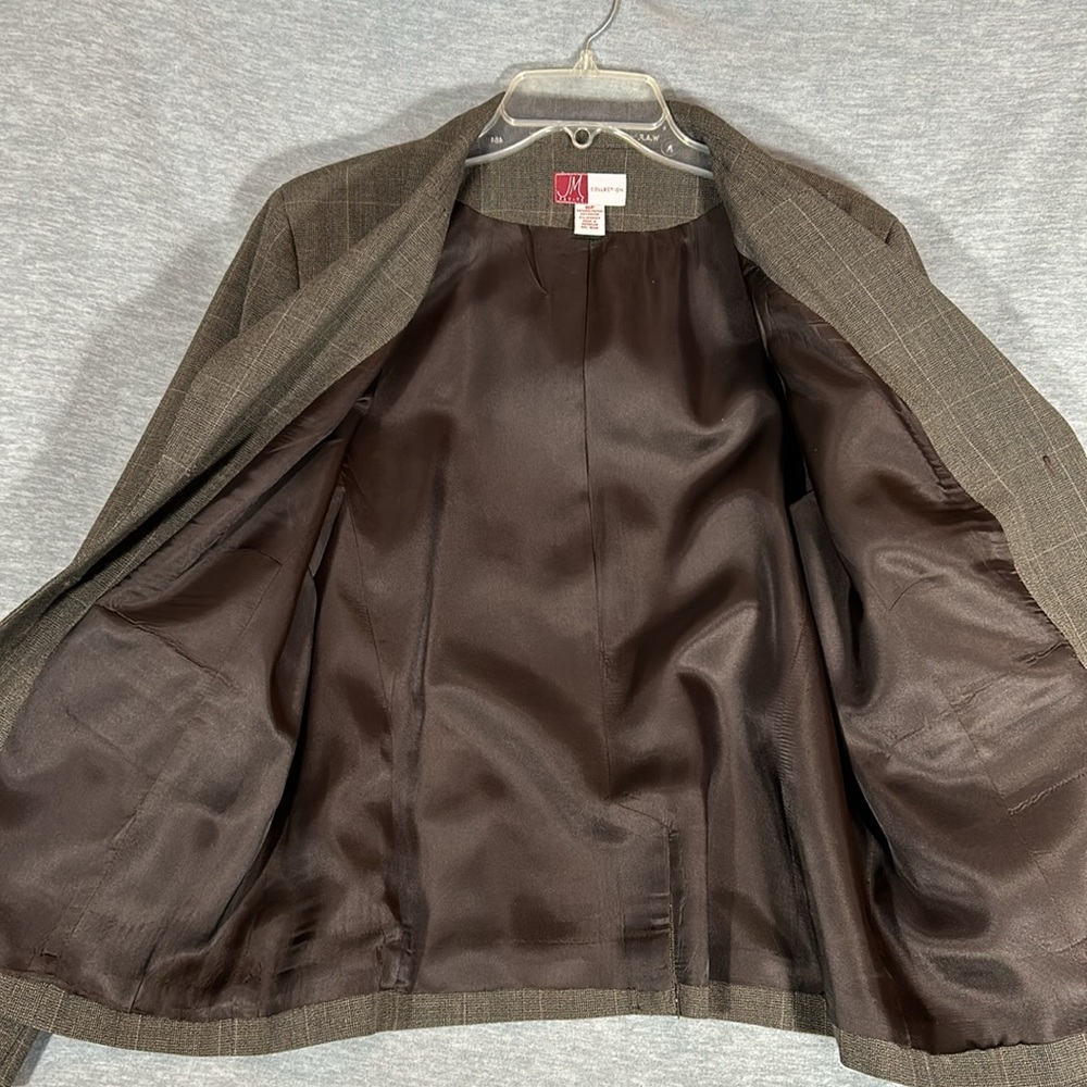 J M Petite Collection NWOT Preppy Career Collegiate Office Church Lined Blazer - Picture 12 of 14